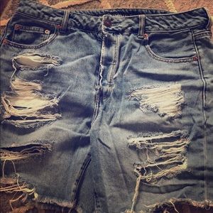 American eagle midi shorts